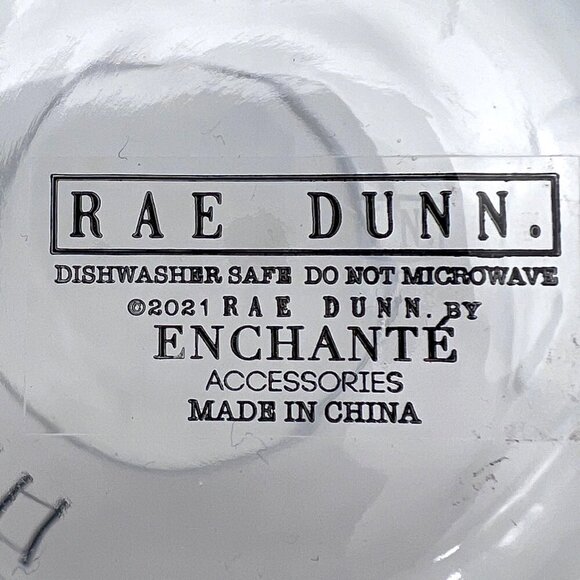 Rae Dunn Stemless Wine Glass Set His & Hers Shamrock Enchante' Accessories 2021 - Picture 5 of 9